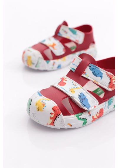 Benetton Bn-1409 Çocuk Sandalet Kırmızı