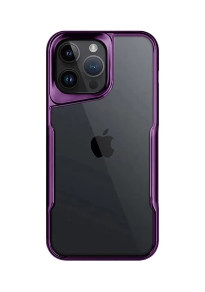 Newface Apple İphone 16 Pro Kılıf Boyi Silikon Kapak - Derin Mor