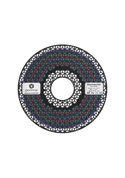 Porima Rainbow Pla Star Filament