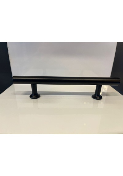 Sur Metal Kulp 128mm Mat Siyah Dolap Kapak Modern Çekmece Tv Ünite Mobilya Komidin Şifonyer
