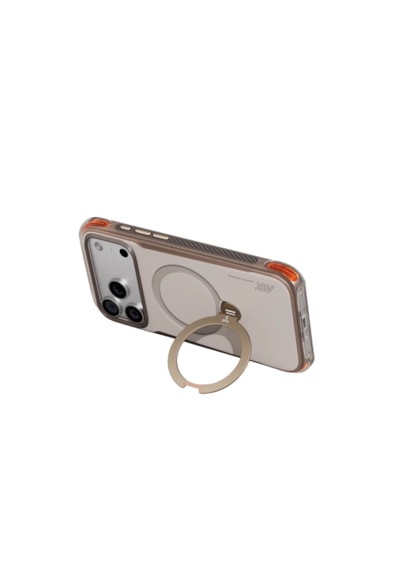 Torras Apple iPhone 17 Pro Max / 18 Pro Max Uyumlu Ostand Q3 Air Pro Standlı Magsafe Kapak Kahverengi