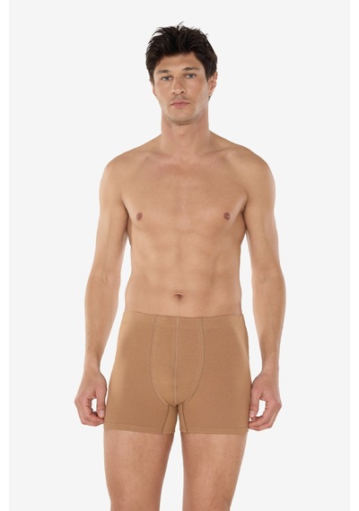 Malabadi Erkek Görünmez Boxer Cappuccino 3'lü Paket Likralı Modal Iç Göstermeyen Boxer Mb58
