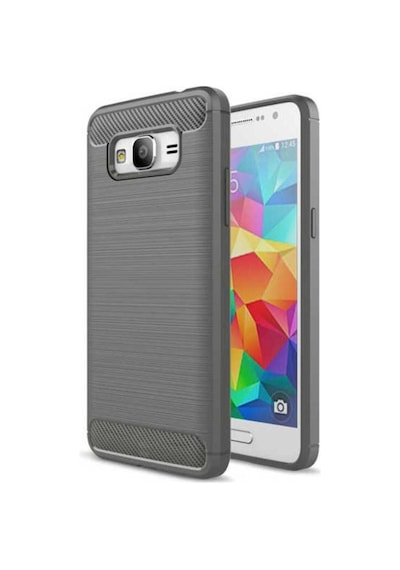 Samsung Uyumlu Galaxy J5 2016 Kılıf Zore Room Silikon Kapak Gri