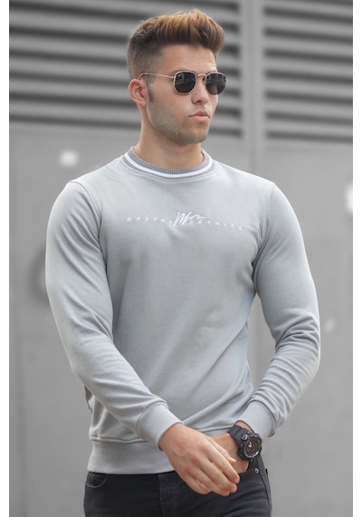 Madmext Madmext Boyalı Gri Triko Erkek Kazak 5288-boyalı Gri Madmext Madmext Boyalı Gri Triko Erkek Kazak 5288-boyalı Gri