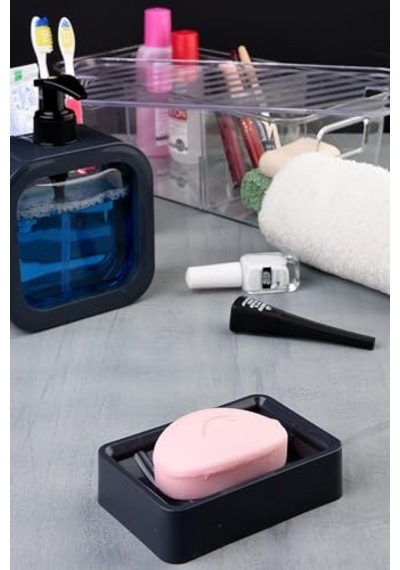 Ayrex Modern Tasarım 4 Parça Banyo Aksesuar Seti Modern Hafif Lüks Yıkama Kabı Banyo Aksesuarları Banyo Seti Losyo Diğer