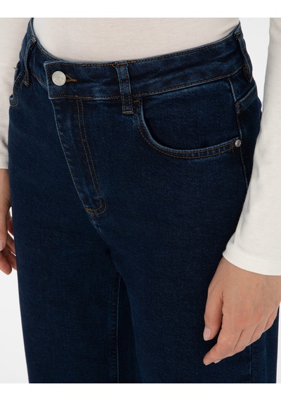 Pierre Cardin Kadın Koyu İndigo Pantolon Jean 50314121-vr089 Koyu İndigo