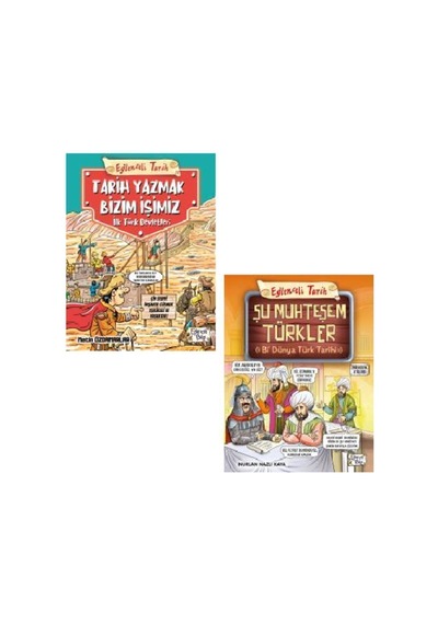 Eğlenceli Bilgi Tarih 2 Kitap Set / Tarih Yazmak Bizim İşimiz + Şu Muhteşem Türkler