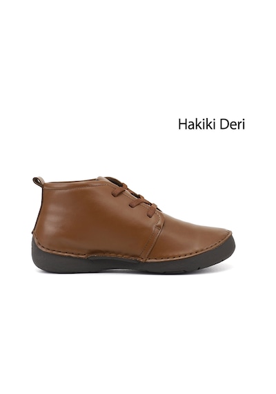Gönderir Gönderi R Kadın Taba Antik Bağcıklı Hakiki Deri Comfort Bot Dkzb02842661