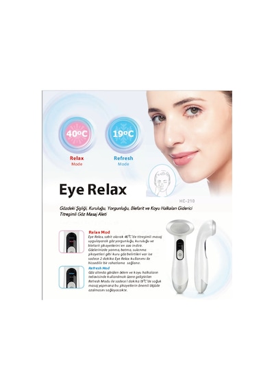 Eye Relax Göz Masaj Aleti Beyaz