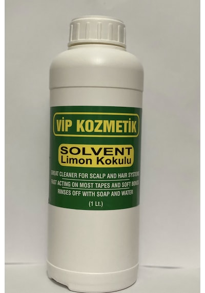Vip Kozmetik Protez Saç Temizleme Solvent  (Limonlu) 1 Litre