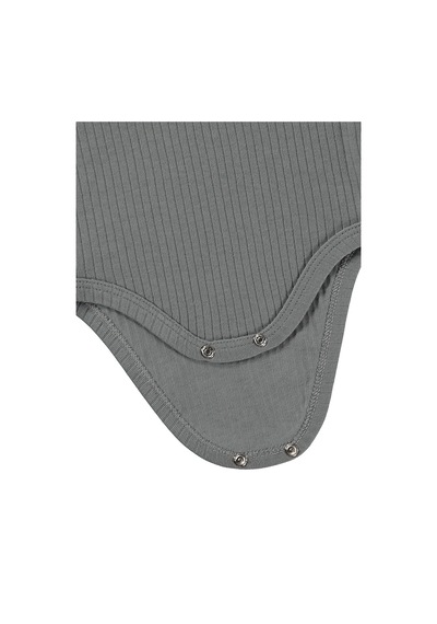 Minidamla Baby Minidamla Uzun Kol Basic 3'lü Set 1-18 Ay Çıtçıtlı Badi - Mavi