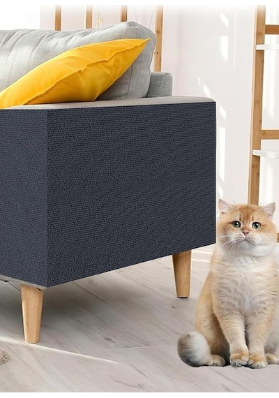 Kedi Köpek Evcil Hayvan Tırmalama Matı Koltuk Dolap Gibi Yerlere Takılabilen Tırmalama Pedi