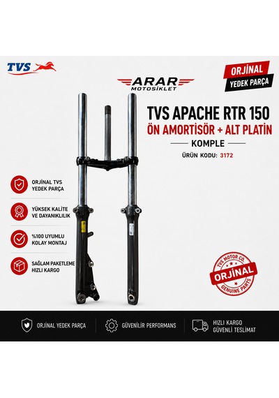 Tvs Apache Rtr 150 Ön Amortisör+alt Platin Komle -3172
