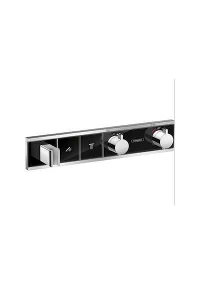 Hansgrohe Rainselect Siyah Krom Ankastre Banyo Bataryası - 153556