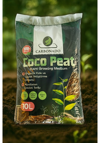 Coco Peat 10l Organik Bitki Yetiştirme Ortamı Hindistan Cevizi T