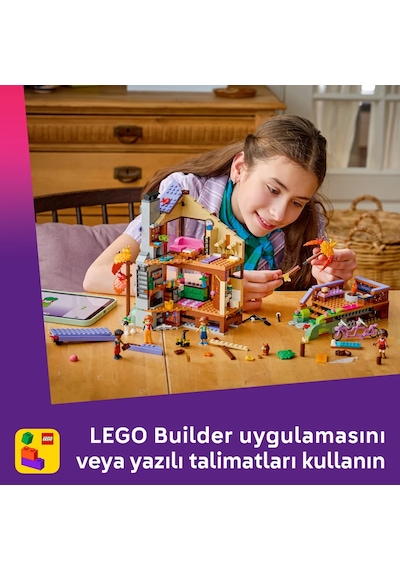 LEGO® Friends Şirin Sonbahar Orman Kulübesi 42705 - 9 Yaş ve Üzeri Çocuklar için Mini Bebek İçeren Oyuncak Yapım Seti (1229 Parça)