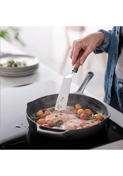 Ikea Vardagen Paslanmaz Çelik Pişirme Spatulası 30 Cm Krom Bej
