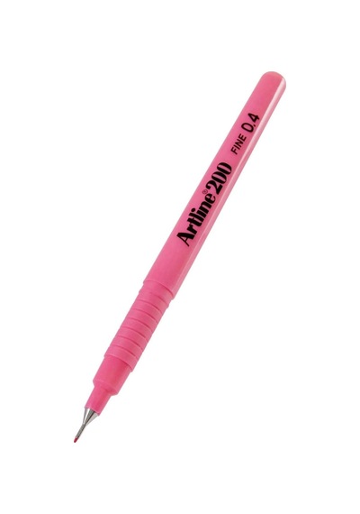 Tilibra 200n Fine Keçe Uçlu Yazı Kalemi Uç:0,4 Mm, Pembe