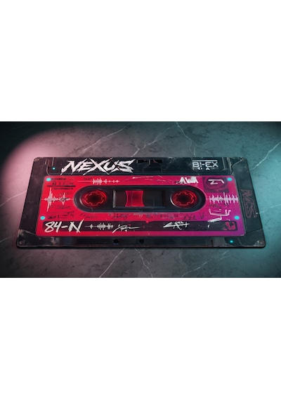 Oryn Cassette / Edition 90x40cm Gaming Mousepad - 3mm Kalınlık Kırmızı