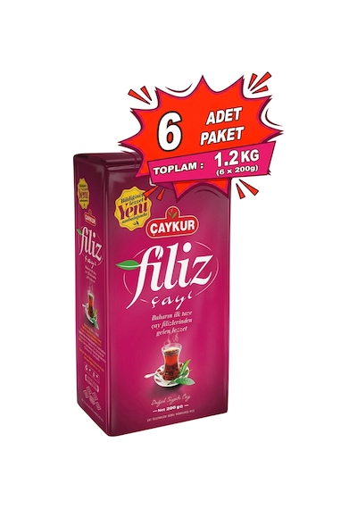 Filiz Çayı 200 Gr. Altılı Paket