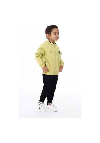 Toontoy Kids Toontoy Erkek Çocuk Nakışlı Eşofman Takım Açık Yeşil