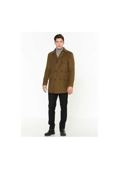 Plt8353 Dewberry Slım-fıt Palto-camel