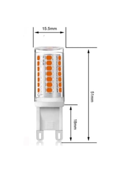 3 W G9 Led Kapsül Ampul 220v Beyaz Ct-4249-b Beyaz Işık G9 Led Ampul 3 Watt Yok A'dan G'ye F Cn Uğur