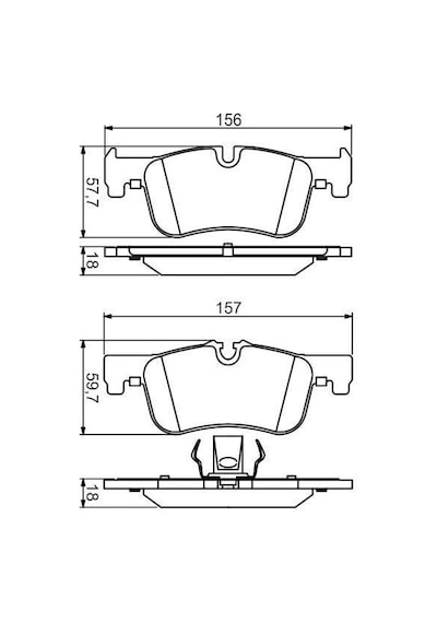 Bmw 1 Seri F20 116I / 116D Ön Fren Balatası 2012-2019 Bosch