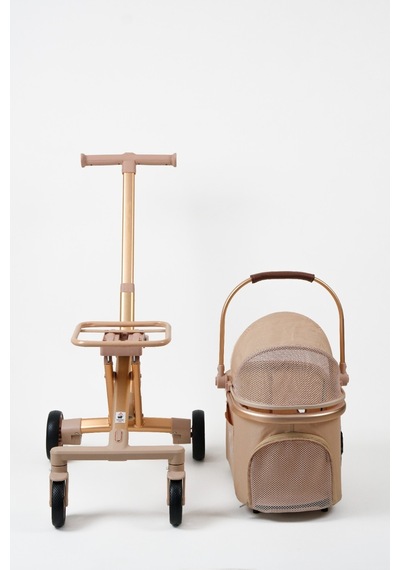 Kedi Köpek Arabası & Puseti Katlanabilir Evcil Hayvan Taşıma Arabası Pet Stroller 100