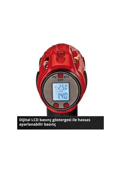 Einhell Akülü Araç Hava Kompresörü Ce-cc 18 Li + Akülü Hava Pompa