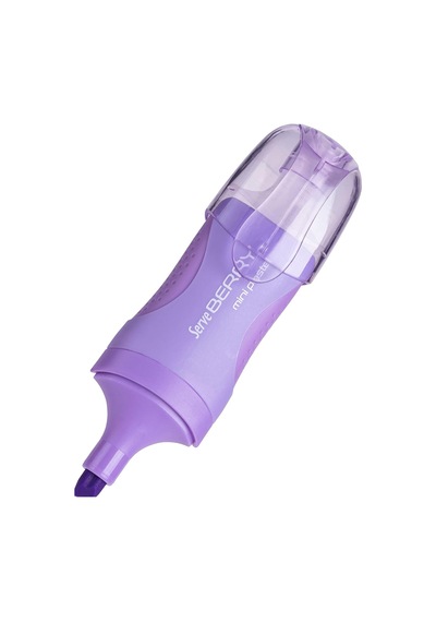 Sv-brmfkp4ps Berry Mini Fosforlu Kalem, Pastel, 4'lü Pet Çok Renkli
