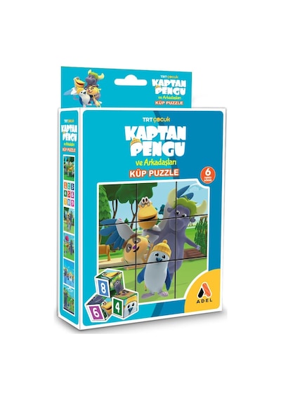 Trt Çocuk Kaptan Pengu Küp Puzzle