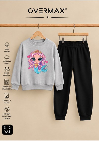 Overmax Deniz Kızı Baskılı Kapüşonsuz Sweatshirt Eşofman Takımı 3-12 Yaş Gri Üst-siyah Alt - 921001102 Gri Üst-siyah Alt Overmax Deniz Kızı Baskılı Kapüşonsuz Sweatshirt Eşofman Takımı 3-12 Yaş Gri Üst-siyah Alt - 921001102 Gri Üst-siyah Alt
