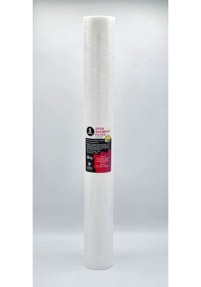 20'' 5 Mikron Pp Spun Sediment Açık Kasa Su Arıtma Filtresi (20'' Housing Uyumlu 1. Aşama Filtre)