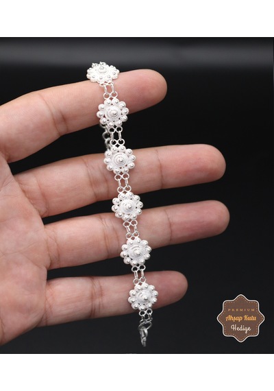 Kişniş Bereket Model 925 Ayar Gümüş Telkari Kadın Bileklik 201024685 Gümüş