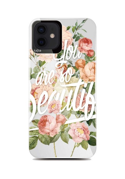Kajsa Apple Uyumlu iPhone 12 Pro Kılıf Çiçek Desenli Kajsa Floral Kapak ZORE-216573