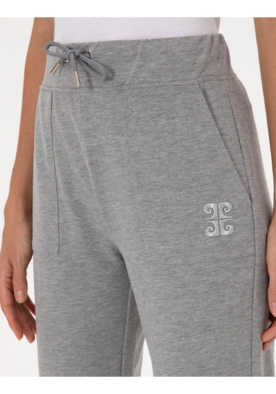 Pierre Cardin Gri Melanj Kargo Fit Eşofman Altı 50312233-vr086