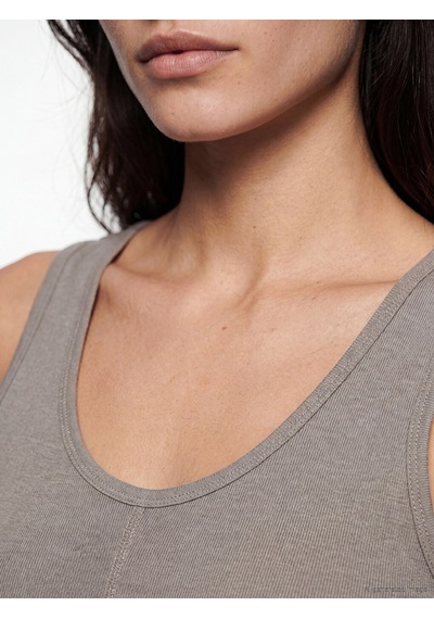 Lcw Vision Kahverengi V Yaka Dikiş Detaylı Kadın Atlet