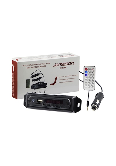 Jameson Js-6usb Mikrofonlu Bluetooth/aux Usb/sd/mmc Kumandalı  Oto