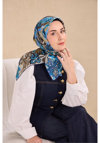 Silk Home Twill İpek Eşarp 11512-30 Haki