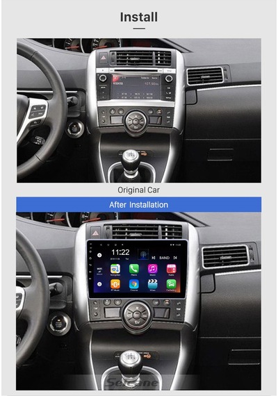 Toyota Verso 2009-2018uyumlu Multimedya Navigasyon Usb Kamera Carplayer