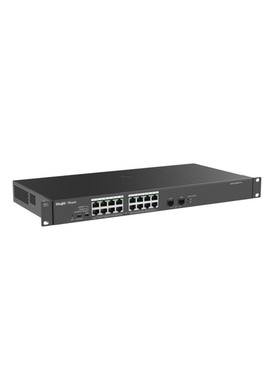 Reyee Rg-es118gs-p-l 16 Port Gıgabıt + 2 Port 1gb Sfp 247w Poe Rackmount Swıtch