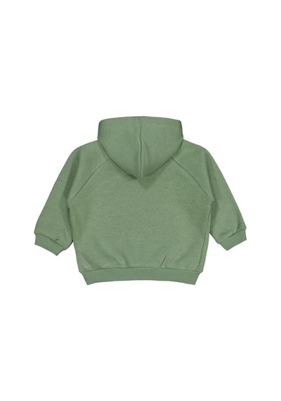 Civil Baby Keep Smiling Etiketli Basic 6-18 Ay Sweatshirt - Yeşil Asker Yeşili