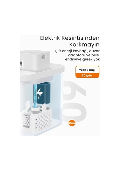 Aqua Flow 4l Çelik Hazne Wi-fi Bataryalı Akıllı Otomatik Kedi Köpek Su Pınarı Su Çeşmesi Su Şelalesi Ultra Se