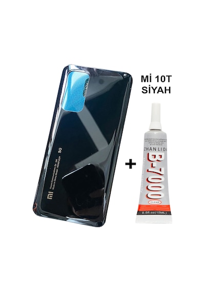 Xiaomi Mi 10t/mi 10t Pro Arka Cam Batarya Pil Kapağı Siyah+yapışt