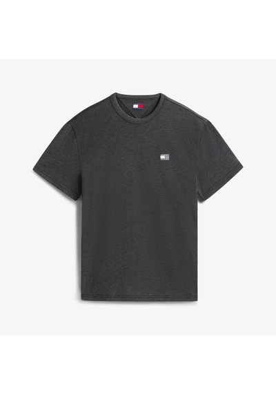 Tommy Hilfiger Regular Badge Erkek Siyah T-shirt Dm0dm22667 Siyah
