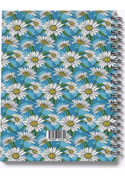 Daisy-midi 14x20 Çizgili Defter Mavi