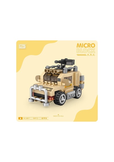 Lz8617 Nessiworld Tank Blok Seti Poşet- Vagon Life