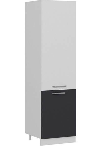 Minar 60 Cm Mutfak Boy Dolabı - Beyaz/antrasit D60-a1