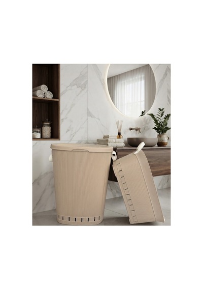 Still Çamaşır Sepeti 65 Lt + Çamaşır Selesi 40 Lt İkili Set Bej - 909303859 Bej